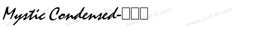 Mystic Condensed字体转换